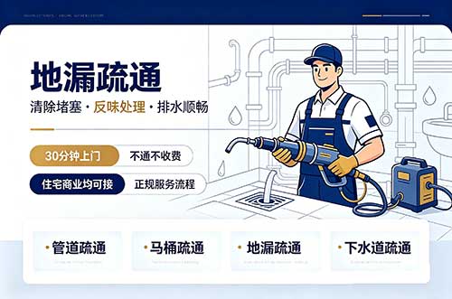 庐阳地漏疏通