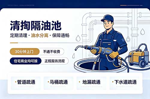 庐阳清掏隔油池